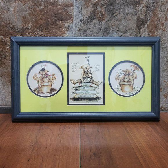Carpentree Framed Wall Art Print If You Have Faith As A Tiny Seed All Things Are - Picture 1 of 14